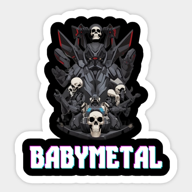 Babymetal Sticker by Maheswara.Momocats